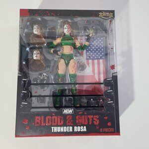 Thunder Rosa Blood & Guts Lights Out AEW Ringside Exclusive Figure New/Sealed